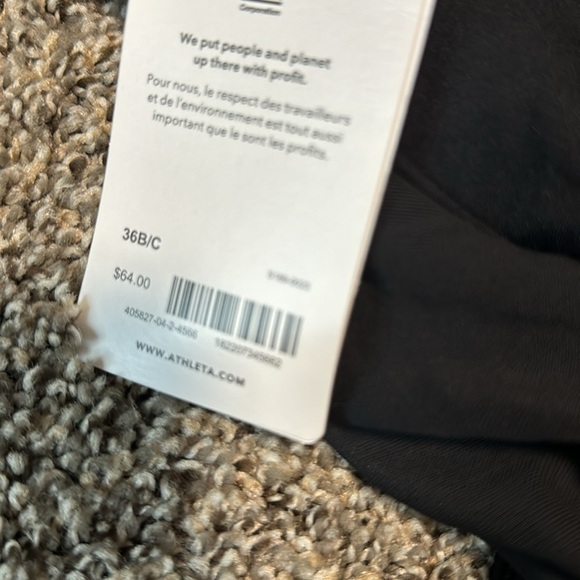 NWT! Athleta Black Maldives Bra Cup Bikini Top - Multiple Sizes🩵 - Picture 13 of 14
